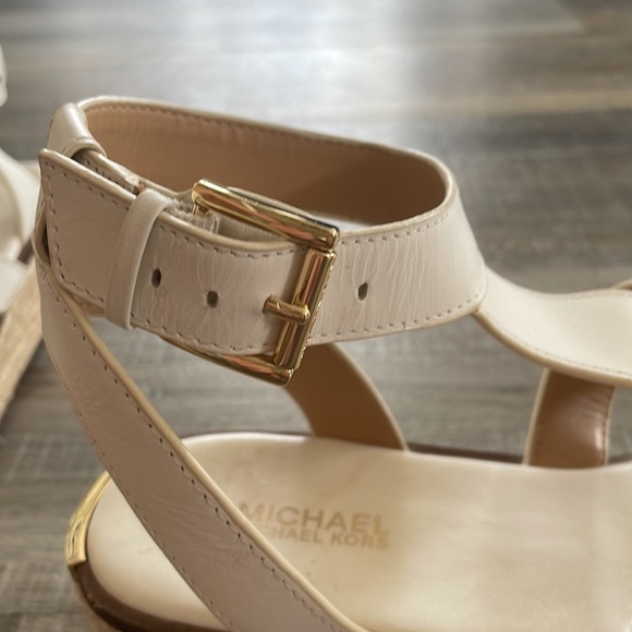 White leather sandals - Picture 5 of 6